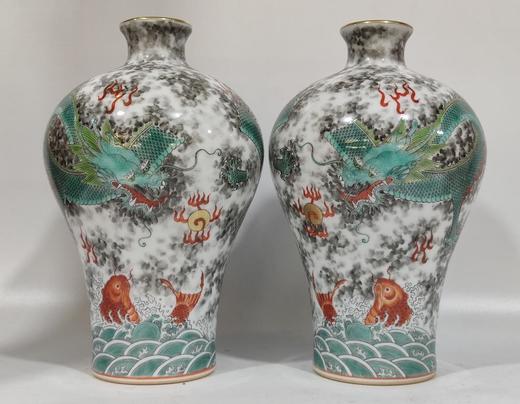 鱼跃龙门对瓶 商品图0