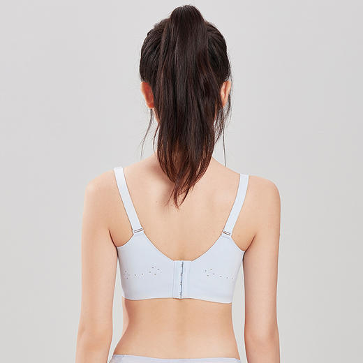 都市丽人舒软挺塑调整型内衣BC薄3/4杯蕾丝塑身文胸四排树脂胶圈LJ32C5 商品图2