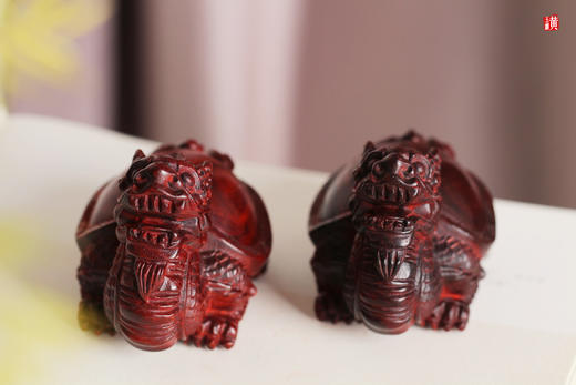 紫檀【龙龟】摆件一对 商品图3
