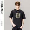 PINLI品立春季新款纯棉印花T恤男士圆领短袖体恤BG231111040 商品缩略图0