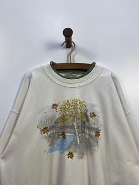 90年代 Vintage Day Breeze 刺绣 卫衣 _SLSS(L)