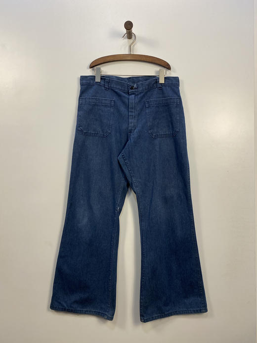 美国海军 80年代 Vintage navdungaree 美国制 牛仔裤 长裤（34”） （86 cm）_WLP(3) 商品图0