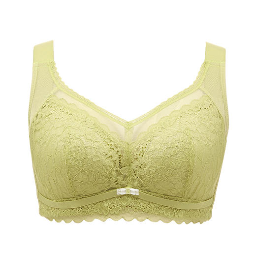 都市丽人完美包容内衣CDE超薄3/4杯蕾丝文胸四排软钢圈YB33J2 商品图3
