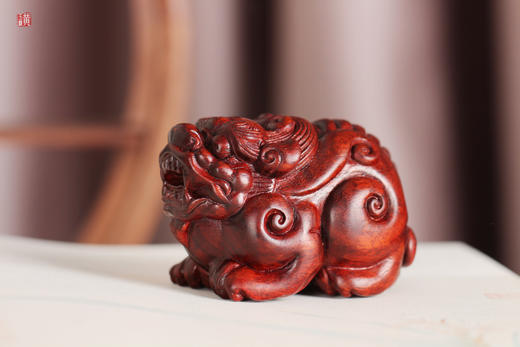 紫檀貔貅摆件 商品图0