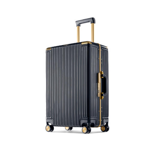 银座时尚ins铝框密码拉杆箱万向轮大容量男旅行李箱20/24/28寸9890K 商品图1