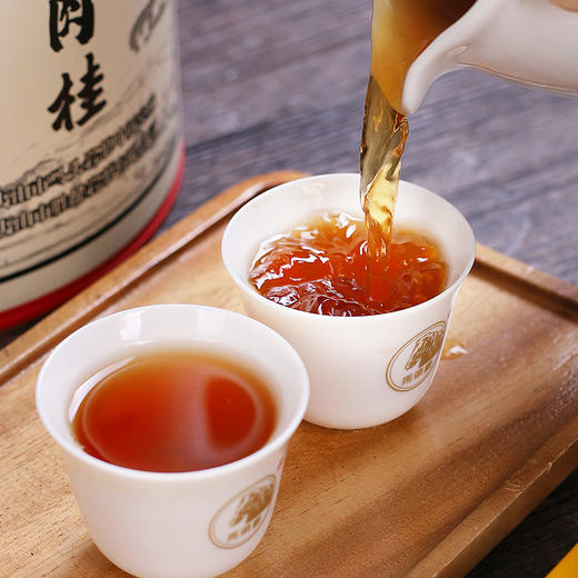 【武夷源产 坑涧茗品】马头岩 武夷岩茶 虎啸岩肉桂 红罐 200g/罐（京东同款） 商品图3