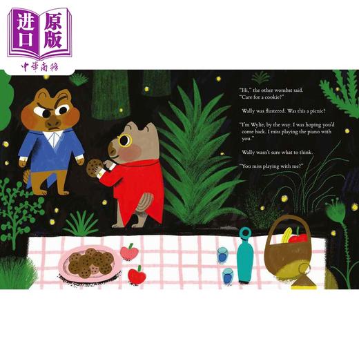 【中商原版】Ratha Tep Wally the Worlds Greatest Piano-Playing Wombat 伟大的钢琴演奏袋熊 英文原版 进口图书 儿童绘本 动物故事图画书 商品图1