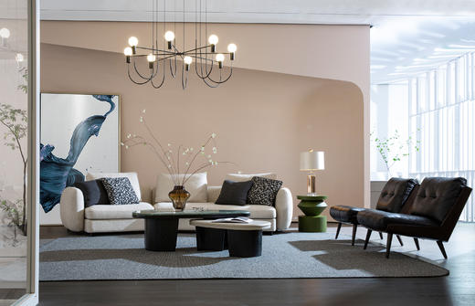 Glamour 转角沙发 | 皮布面料可选，详询客服 商品图2