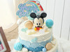 卡通主题款 Disney Mickey迪士尼米奇 可爱 周岁 蓝色系 双层蛋糕 商品缩略图1