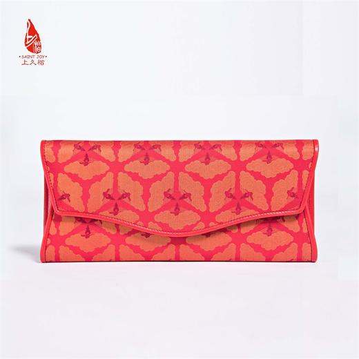 SAINTJOY/上久楷 女士宋锦晚宴包 蓝色祥云纹.蓝色 红色 浅灰色 BWS16C0901 商品图5