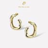 【Anglrbaby杨颖&宋佳&单依纯&刘芳菲&于明加&刘孜同款】Retro Chic 意大利复古创意饰品   神树金圈耳环 商品缩略图0
