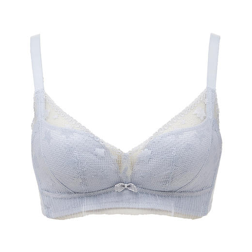 都市丽人自然舒适内衣AB薄3/4杯蕾丝文胸三排树脂胶圈LB32A3 商品图5