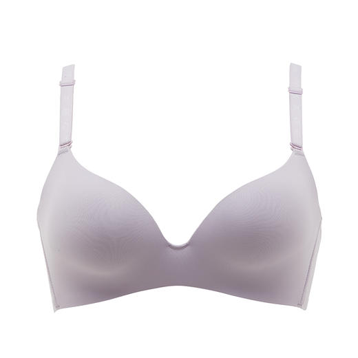 都市丽人0压无痕内衣A:中厚B:薄3/4杯光面泳布文胸三排树脂胶圈LB32B1 商品图6