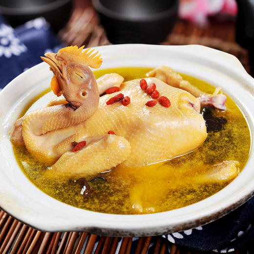 壹号餐桌大别山散养金蝉土母鸡1100g-1200g（带电子身份证)(1只装）+散养麻鸭1000g（1只装）冻品~ 商品图2