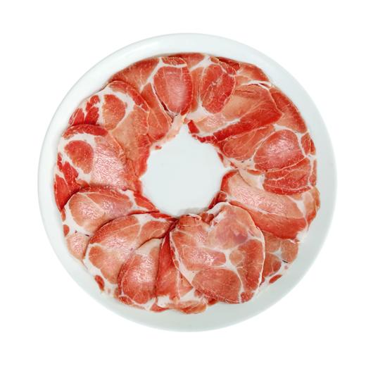 壹号餐桌T7黑猪肉土猪梅花肉1斤装（切片）500g冻品~ 商品图2
