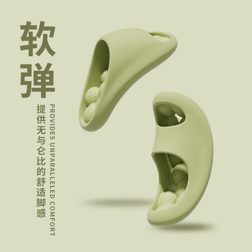 【踩屎感！凸点按摩拖鞋】2023年新款踩屎感拖鞋 按摩颗粒设计 提高防滑性能更耐磨 室内家居家用情侣凉拖鞋.ry 商品图0