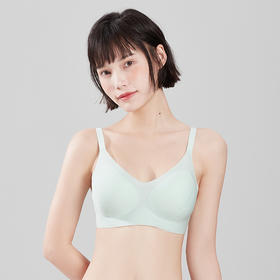 都市丽人Vbra内衣无尺码薄3/4杯网纱文胸三排无钢圈LB36K3