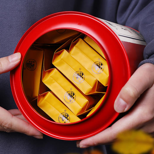 【武夷源产 坑涧茗品】马头岩 武夷岩茶 虎啸岩肉桂 红罐 200g/罐（京东同款） 商品图7