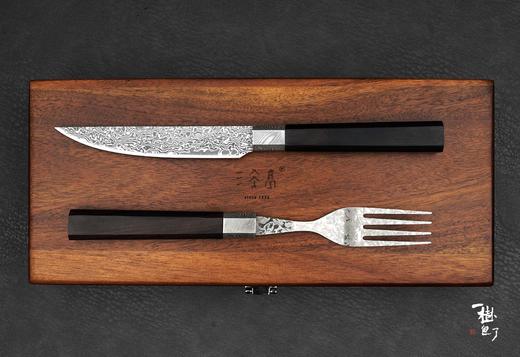三希堂  一树庖丁  手锻大马牛排刀叉套装 商品图3