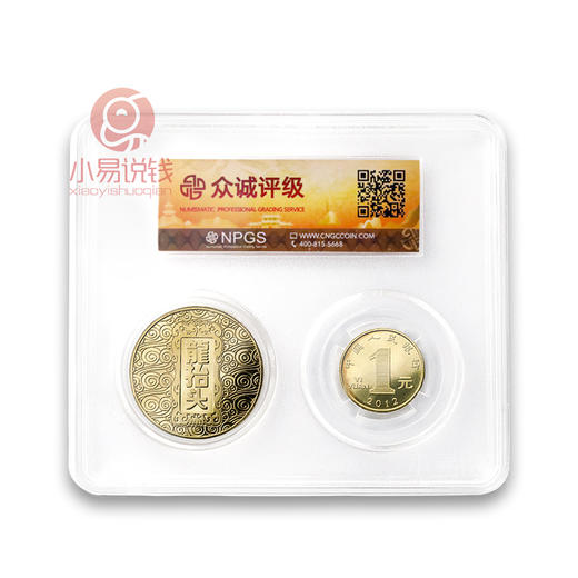 龙抬头镀金纪念章！评级封装 商品图9