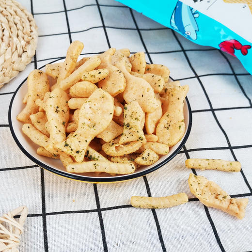 领航小鱼小虾海苔味虾条32g 商品图1