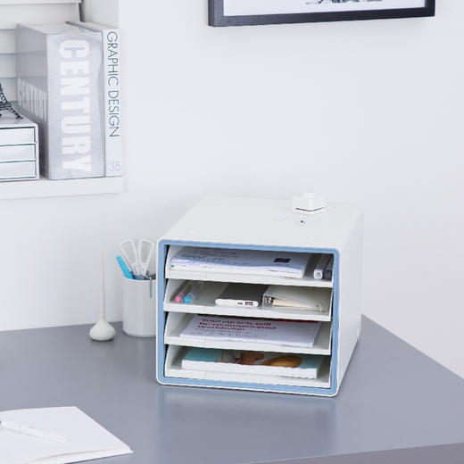 【SYSMAX】Deluxe多彩系列4层多功能开放式文件柜 商品图3