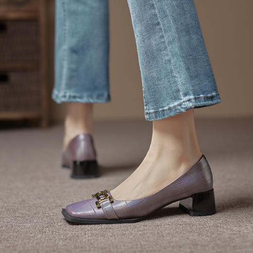 个性百搭，全真皮高品质梦幻单品小皮鞋ND-15057S 商品图1