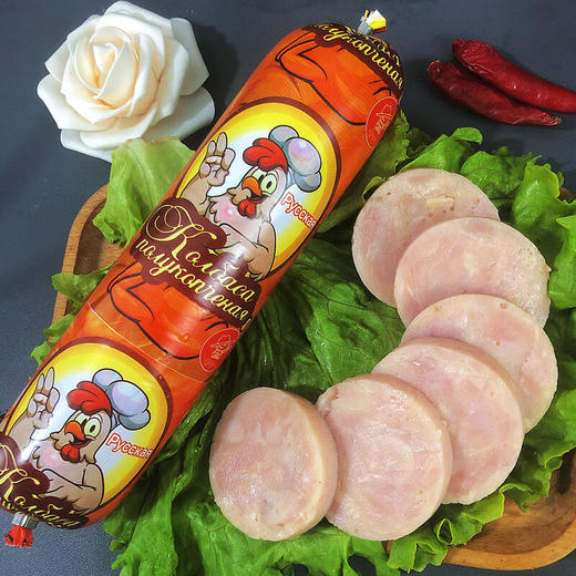 俄罗斯风味哈客斯鸡肉肠350g 商品图2