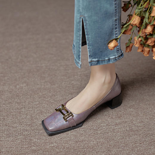 个性百搭，全真皮高品质梦幻单品小皮鞋ND-15057S 商品图4