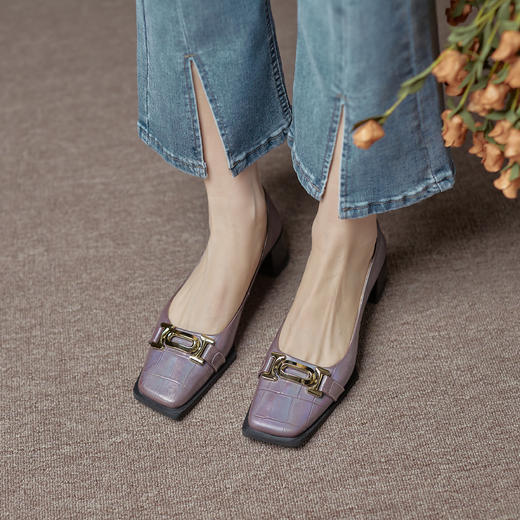 个性百搭，全真皮高品质梦幻单品小皮鞋ND-15057S 商品图3