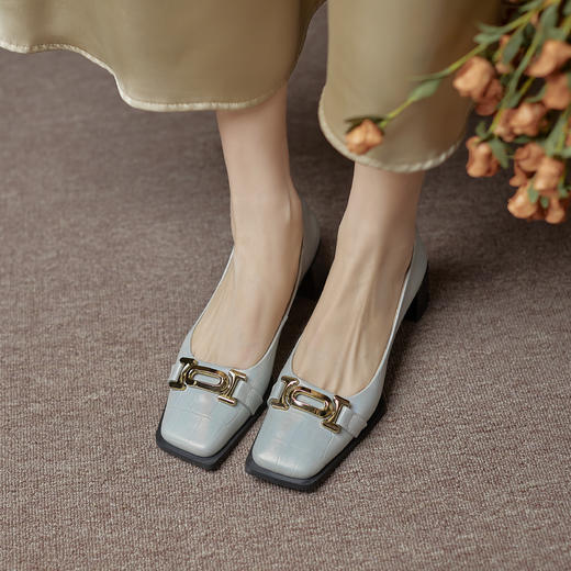 个性百搭，全真皮高品质梦幻单品小皮鞋ND-15057S 商品图8