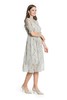 SUMMER & SAGE 印花束腰雪纺连衣裙 3332 商品缩略图1