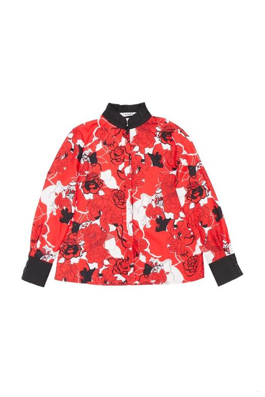 LNNNS 印花拼色立领衬衣 6111 商品图4