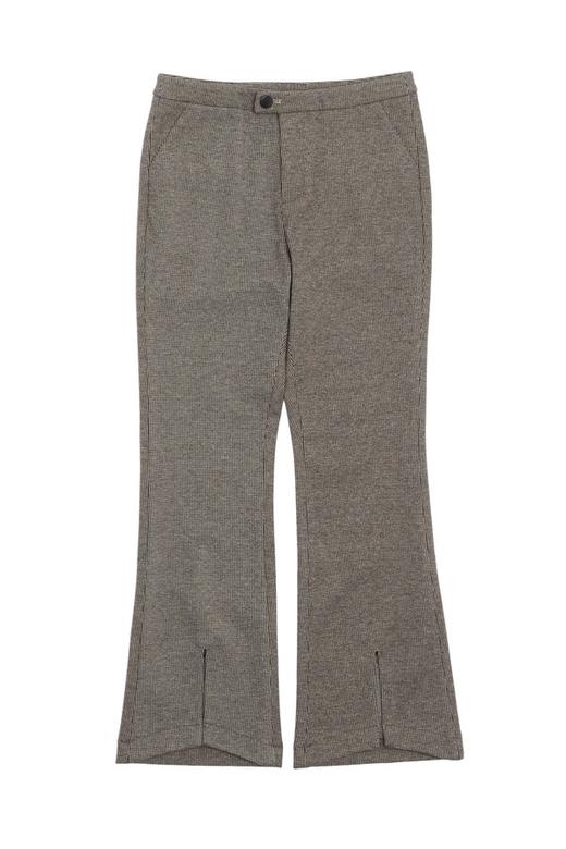 AVA 复古格纹前开衩长裤 6101 商品图4