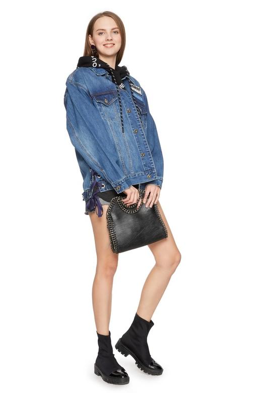 AVA 绑带装饰牛仔外套 6139 商品图1