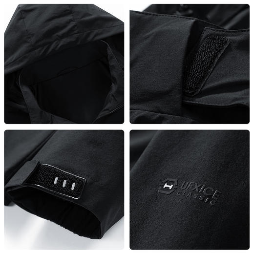 【新款DTH】大依优型连帽夹克外套男宽松加肥加大码上衣夹克设计胖子可拆卸帽 商品图2