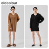 oldcolour春季新款宽松百搭简约短款针织连衣裙女O11106145 商品缩略图2