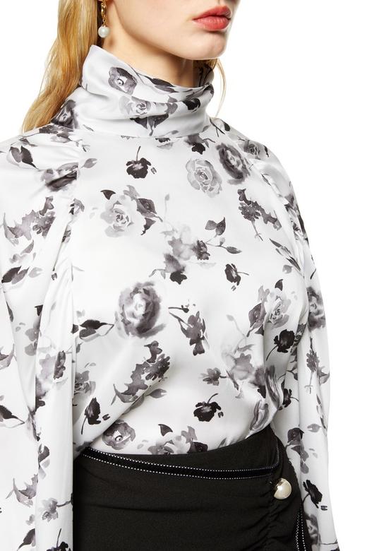 Le Malene 水墨印花高领上衣 8698 商品图3