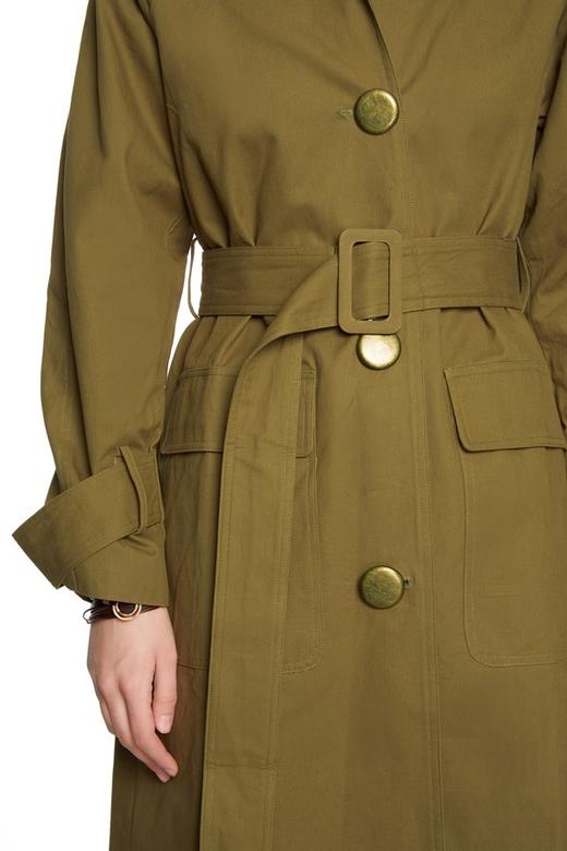 AVA 复古束腰长风衣 6233 商品图3