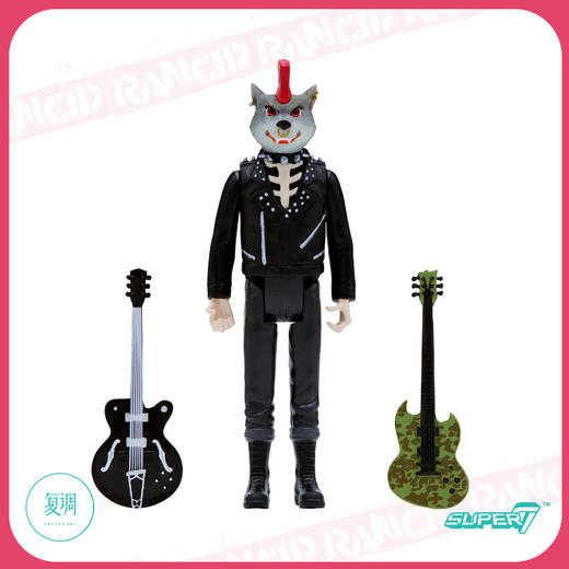 现货 Super7 Rancid Skeletim 狼头版 系列3 挂卡 商品图2