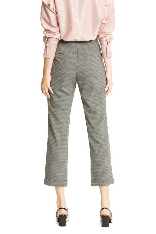 OSA欧莎 高腰格纹系带格纹裤 1445 商品图3