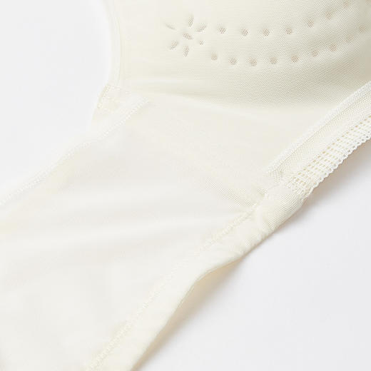 都市丽人WISECOOL常规内衣B杯薄3/4杯锁边布文胸三排树脂胶圈LB32D2 商品图8