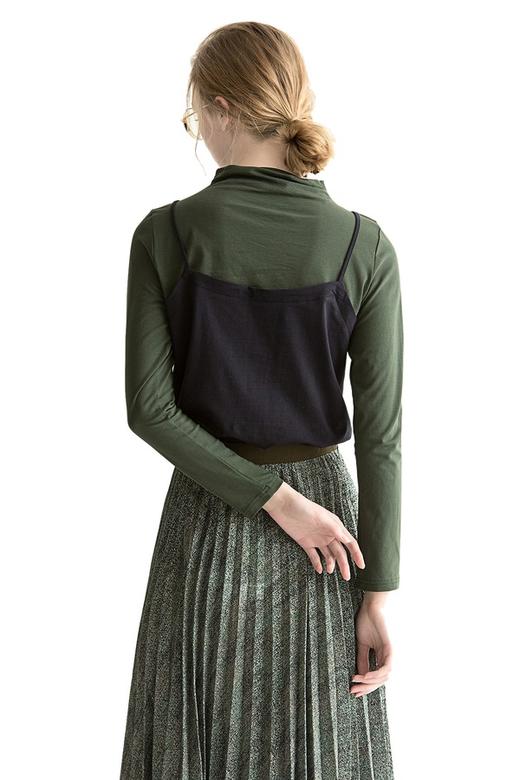 Tied  Hands 假两件撞色T恤 1046 商品图2