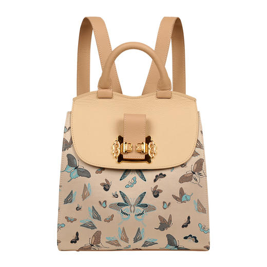 SAINTJOY/上久楷 宋锦女式背包 ·福蝶  BWS18A0501 商品图8