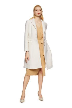 ELLA JADE 奶油色小香风大衣 8693