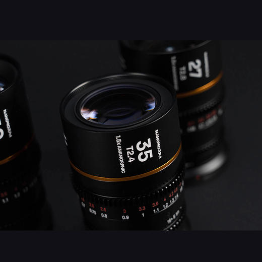 LAOWA老蛙 Nanomorph系列 S35画幅 1.5X变形宽银幕电影镜头三件套套装 商品图3