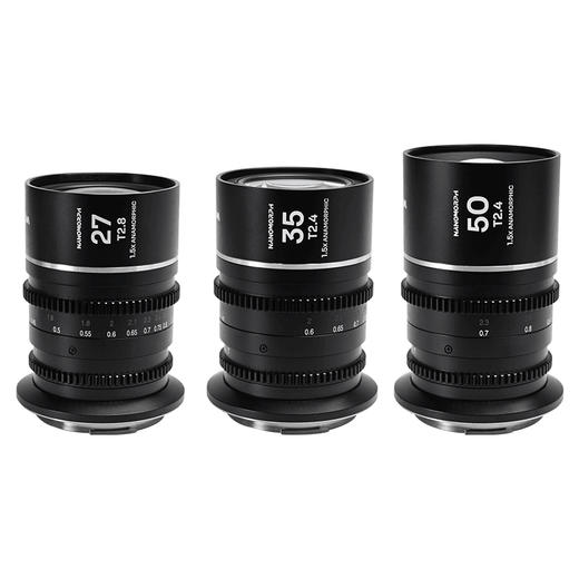 LAOWA老蛙 Nanomorph系列 S35画幅 1.5X变形宽银幕电影镜头三件套套装 商品图6