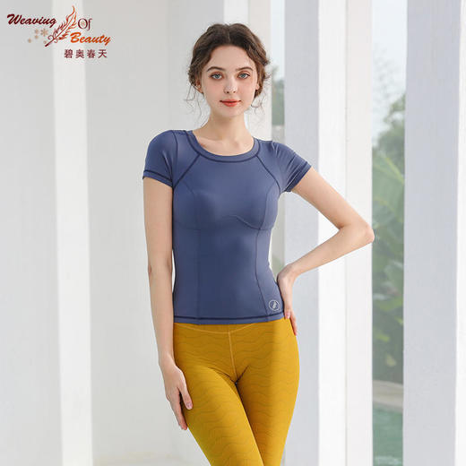 2023碧奥春天春夏款瑜伽短袖23030 商品图0