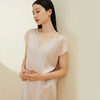 金三塔100%桑蚕丝 优雅纯色睡衣女V领真丝睡裙新品 YSF9B310 商品缩略图1