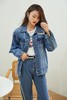 AVA 绑带装饰牛仔外套 6139 商品缩略图3